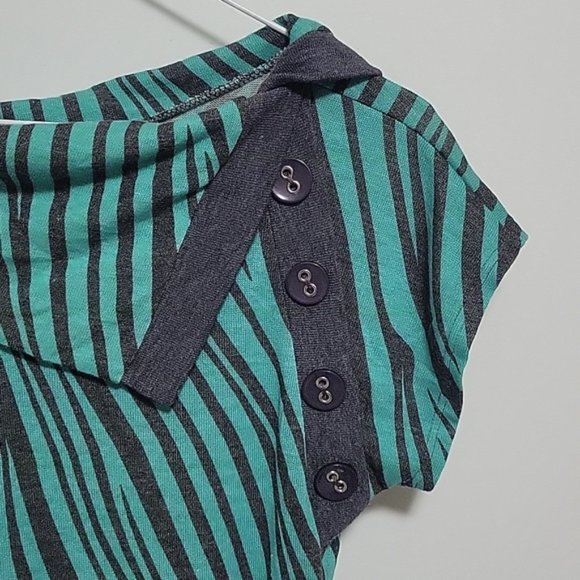 Cowl Neck Tunic Blouse | Size L - Picture 5 of 9